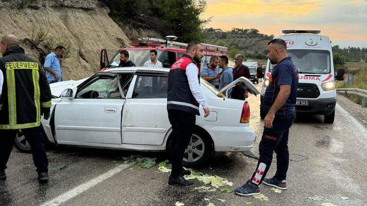 Osmaniyede iki otomobil çarpıştı: 1 ölü, 1 yaralı