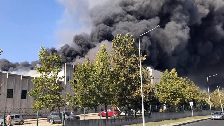 Tekirdağda fabrika yangını