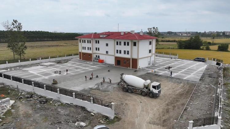 Termede yeni jandarma komutanlığı hizmet binası tamamlanıyor