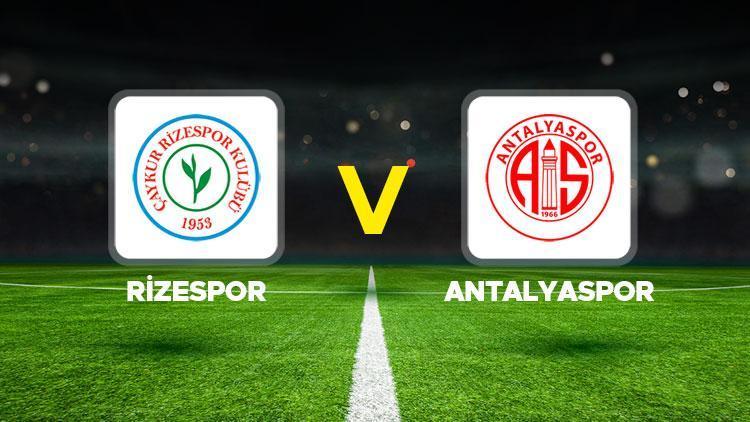 Rizespor-Antalyaspor maçı canlı izle: Rizespor Antalyaspor maçı ne zaman, saat kaçta, hangi kanalda