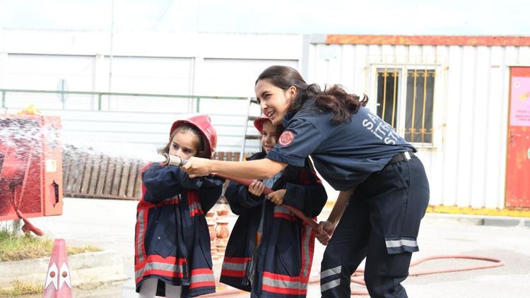 Samsun’da 5 bin 250 minik çocuk itfaiye gönüllüsü oldu