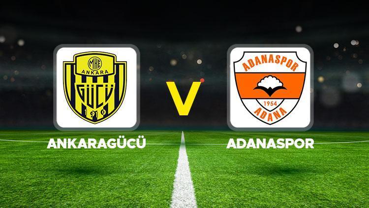 Ankaragücü - Adanaspor maçı ne zaman, saat kaçta, hangi kanalda Trendyol 1. Lig Ankaragücü Adanaspor maçı canlı izle