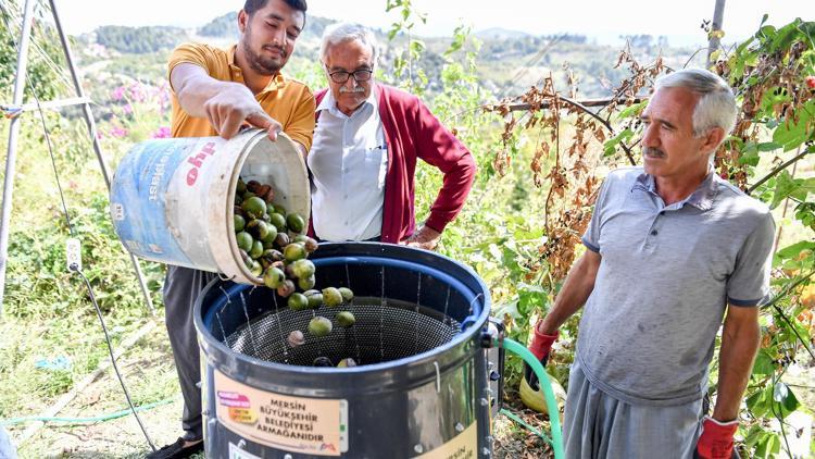 Mersin’de üreticiye makine desteği