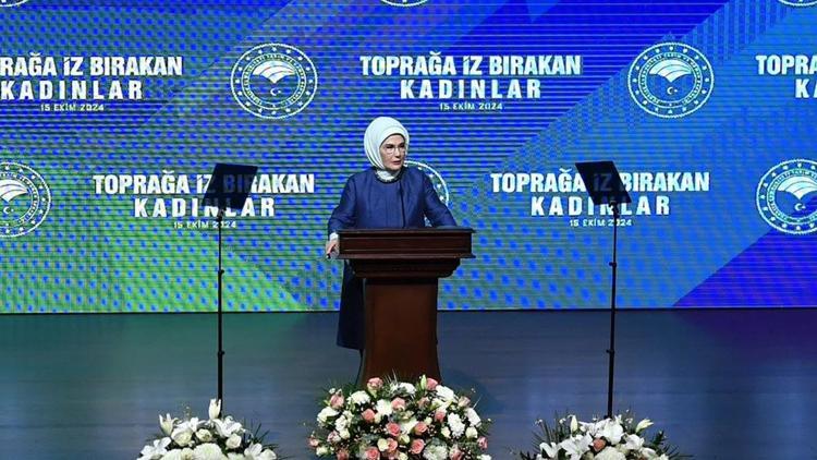 Emine Erdoğan: Ekilmemiş tek bir karış toprağımız kalmasın