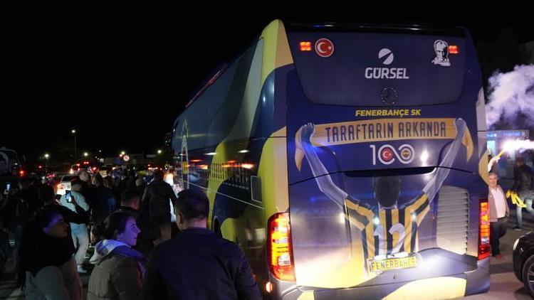 Fenerbahçe, Samsunda coşkuyla karşılandı