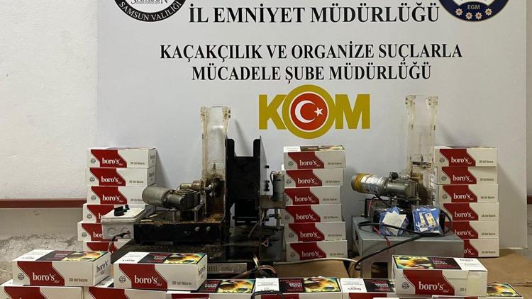 Samsun’da kaçak tütün ticareti yapan 2 kişi yakalandı