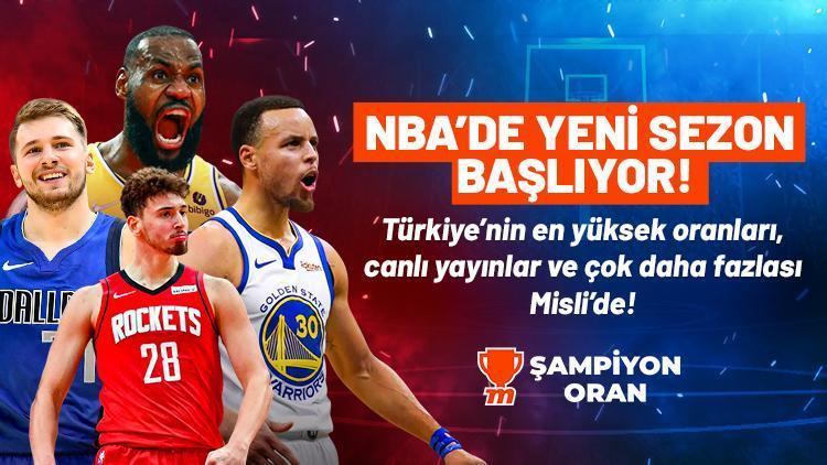 NBA’de yeni sezon başlıyor Türkiye’nin en yüksek oranları, canlı yayınlar ve çok daha fazlası Misli’de