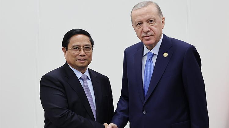 Cumhurbaşkanı Erdoğan, Vietnam Başbakanı Minh Chinhi kabul etti