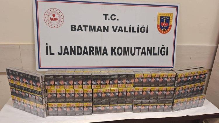 Batman’da 6 araçta kaçak sigara ele geçirildi