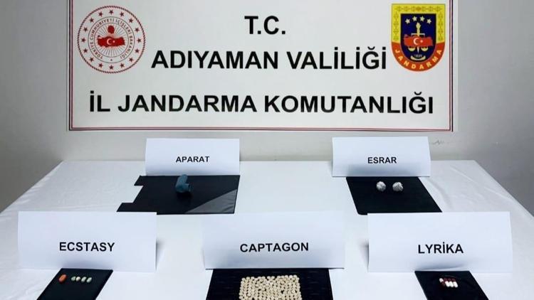 Adıyamanda uyuşturucu operasyonunda bir şüpheli yakalandı