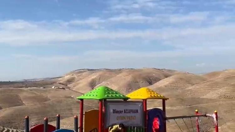 Siirt’te çocukların köylerine park isteği gerçekleştirildi