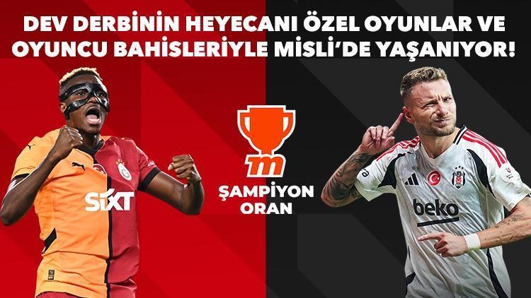 Galatasaray – Beşiktaş derbisine özel oyunlar Misli’de… Hakem VAR monitörüne gider mi Osimhen ve Immobile durdurulamıyor