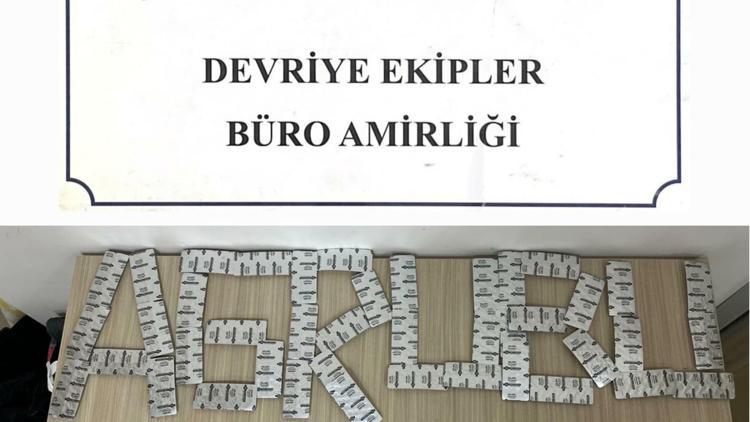 Firari hükümlü, sırt çantalı ve üzerinde 1120 adet uyuşturucu hap ile yakalandı