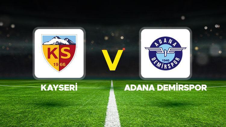 Kayserispor - Adana Demirspor maçı ne zaman, saat kaçta ve hangi kanalda Süper Lig 11. hafta Kayserispor Adana Demirspor muhtemel 11ler