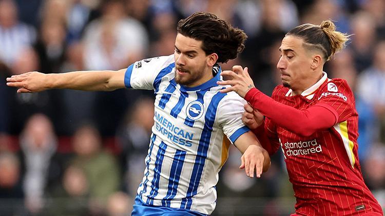 Ferdi Kadıoğlunun golü yetmedi, Liverpool geri döndü Tuncay Şanlıdan sonra ilk Türk...