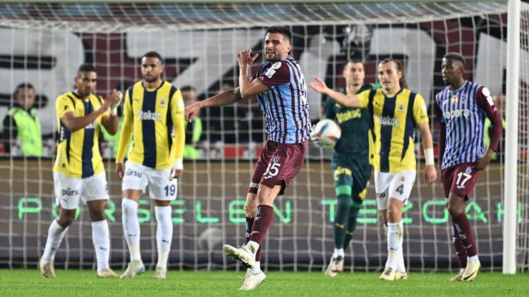 Trabzonsporlu oyunculardan, Fenerbahçe maçı sonrası gol tepkisi