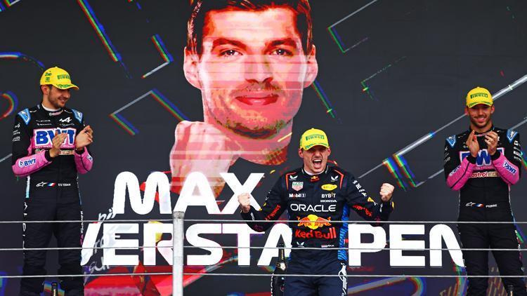 Brezilyada zafer Max Verstappenin