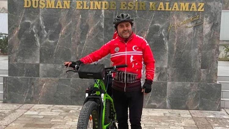 Hatay’dan Anıtkabir’e kadar pedal çevirecek