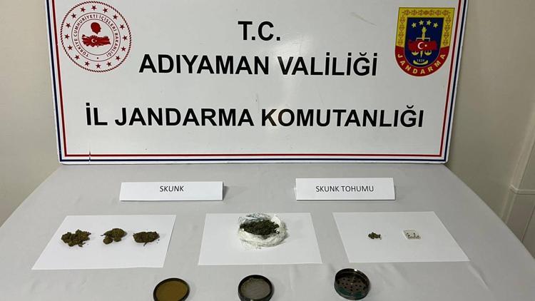 Adıyamanda uyuşturucu operasyonunda 1 şüpheli yakalandı