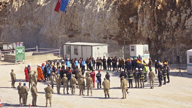 Gabar Dağı’ndaki Şehit Aybüke Yalçın Petrol Arama Sahası’nda tatbikat