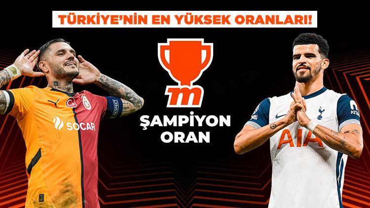 UEFA Avrupa Liginde Galatasarayın rakibi Tottenham Dev maç Türkiyenin en yüksek oranlarıyla Mislide...