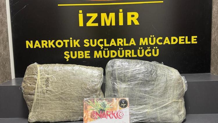 Havalimanında valizde 5 kilo 950 gram skunk ele geçirildi; 1 tutuklama