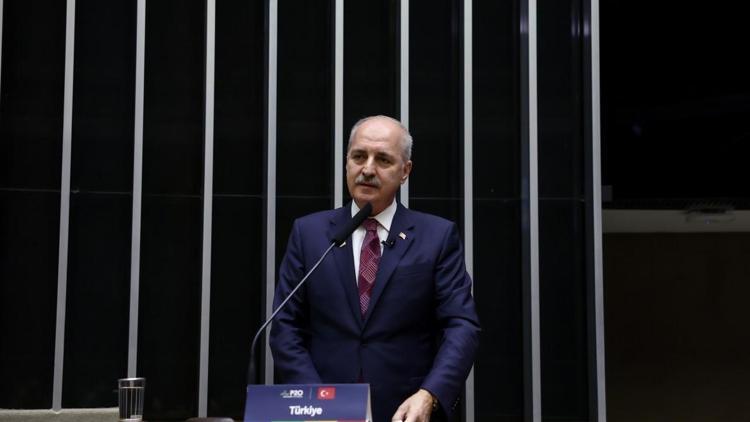 TBMM Başkanı Numan Kurtulmuş: Dünya, 5 ülkenin keyfine bırakılacak gereksiz bir anlayışa sahip olamaz