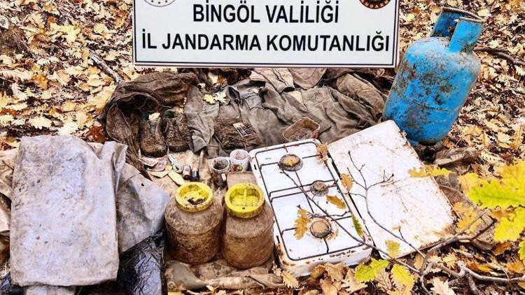 Bingöl’de teröristlerin kullandığı sığınak imha edildi