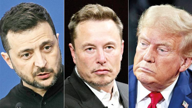 Trump Zelenski ile konuşuyordu: Telefonu Musk’a uzattı