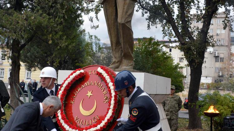 Atatürk, Kahramanmaraş’ta törenle anıldı