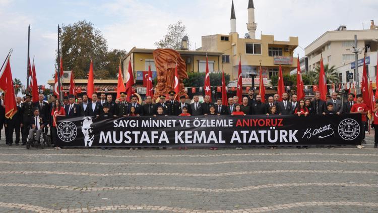 Gazipaşada 10 Kasım töreni