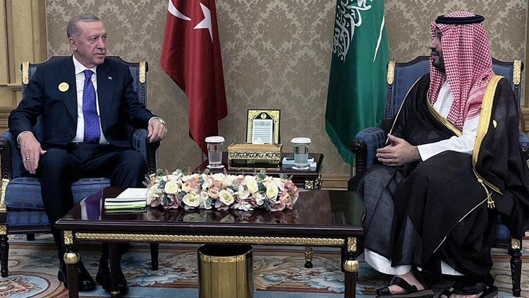 Cumhurbaşkanı Erdoğan, Suudi Arabistan Veliaht Prensi bin Selman ile görüştü