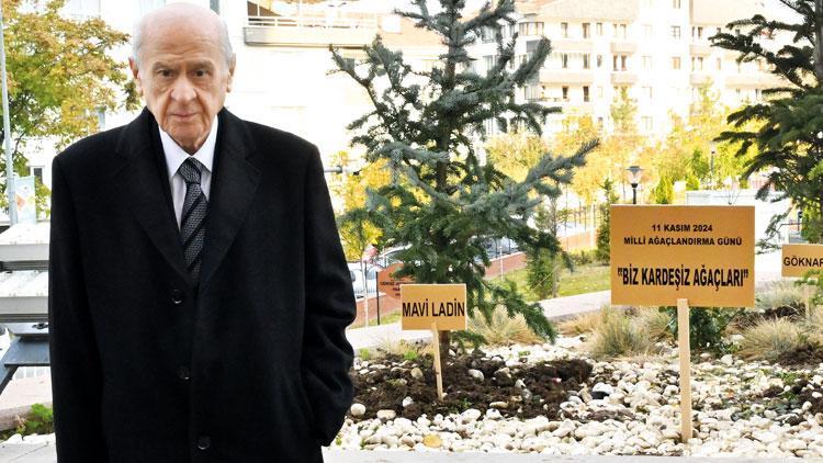 Bahçeli’den ‘Biz Kardeşiz Ağaçları’