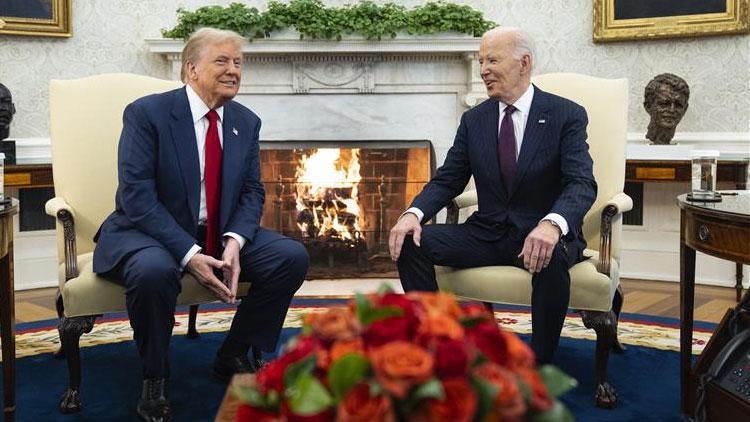 4 yıl sonra yeniden Beyaz Saray’da Trump ve Biden bir araya geldi: Çok iyiydi, gerçekten keyif aldık