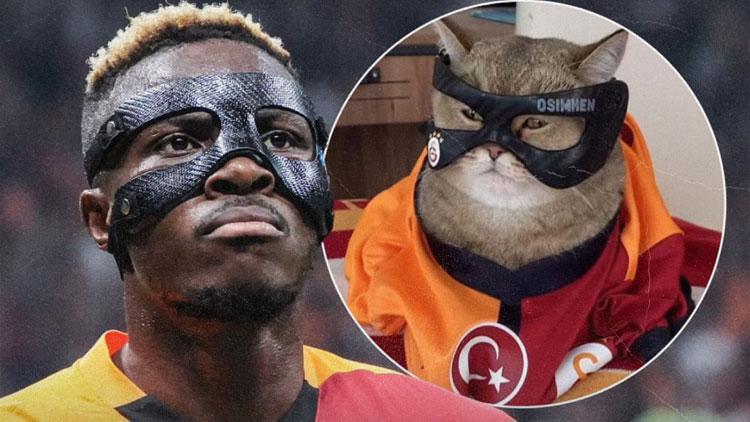 Osimhen, maskeli kedi Pisimheni paylaştı