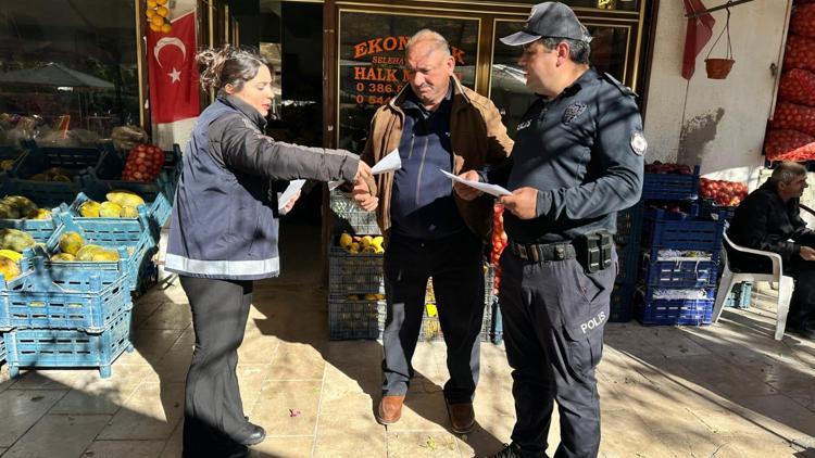 Kırşehirde polis, dolandırıcılık olaylarına karşı vatandaşları uyardı