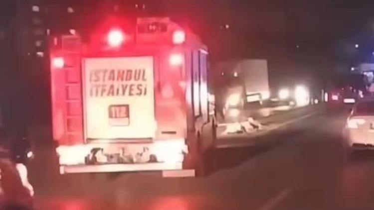 İstanbul-Başakşehirde otomobilin çarptığı skuterın sürücüsü ağır yaralandı