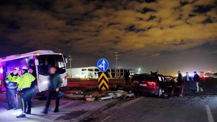 Konyadaki kazada yaralanan 7si polis 11 kişinin durumu iyi