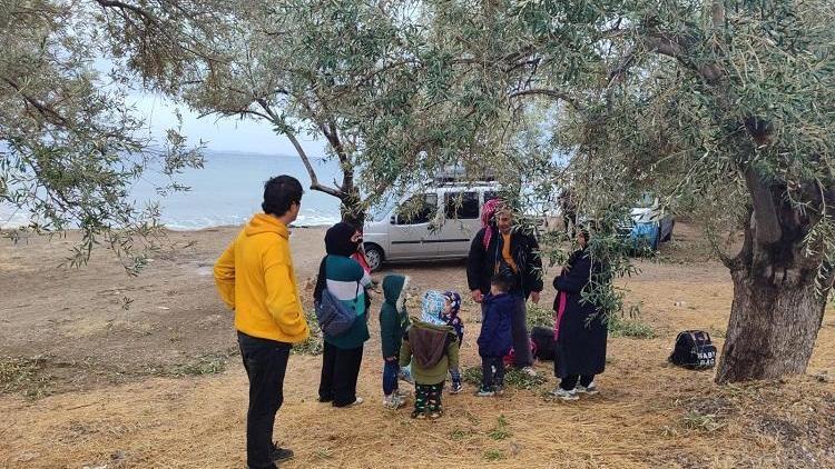 Çanakkalede 16 düzensiz göçmen yakalandı