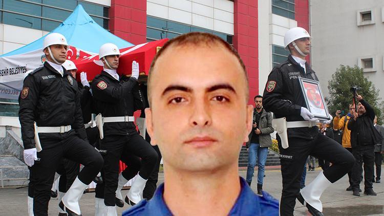 Malatyada şehit olan polis memuru için tören