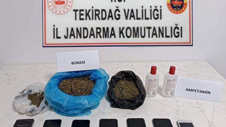 Tekirdağda uyuşturucu operasyonlarında 5 gözaltı