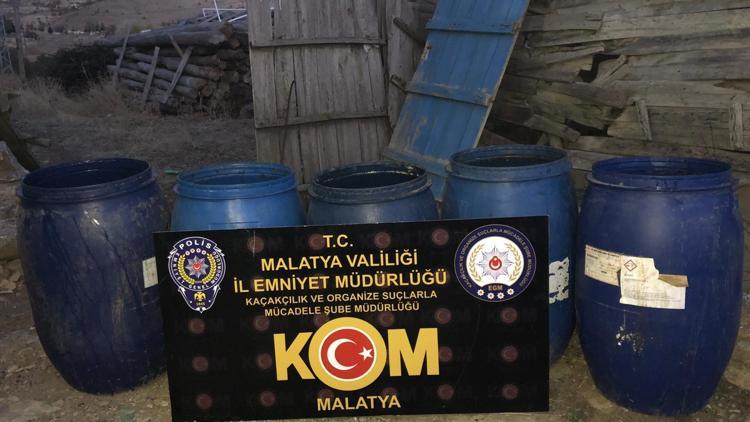 Malatyada kaçak içki operasyonu: 9 gözaltı