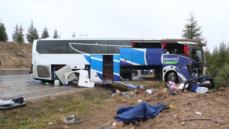 Eskişehirdeki otobüs kazasında şoför yol, araç ve hava koşullarına uygun davranmamış