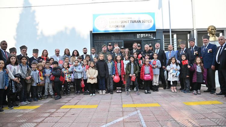 Laleli İlkokuluna şehit polis Memuru Turan Sütcünün ismi verildi