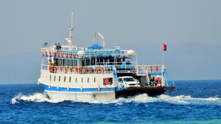 Datça - Bodrum feribot seferine fırtına engeli