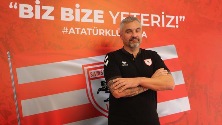 Samsunspor Teknik Direktörü Reis: Bu maçı da kazanıp yeni bir seriye başlamak istiyoruz