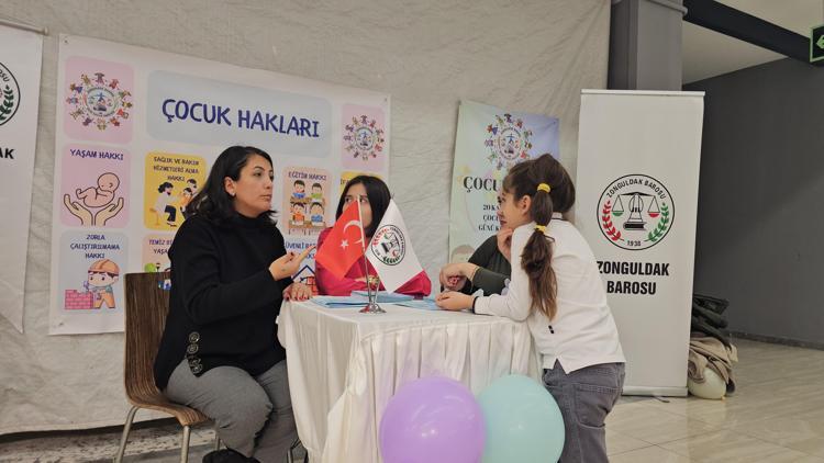 Zonguldak Barosu Çocuk Hakları Komisyonu, çocuklara haklarını anlattı