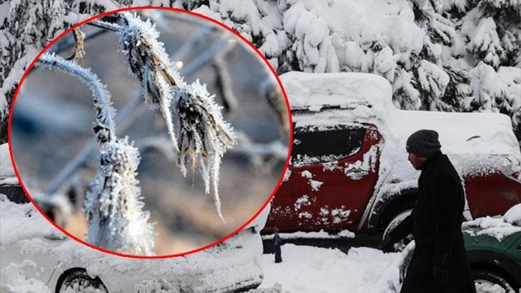 Kar esareti can aldı Meteorolojiden 24 ile sarı ve turuncu kodlu uyarı: Don ve buzlanmaya dikkat