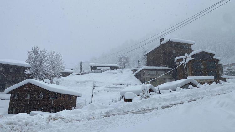 Uzungöl ve Ayderde kar güzelliği