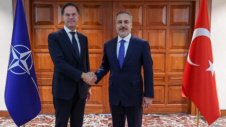 Dışişleri Bakanı Hakan Fidan, NATO Genel Sekreteri Rutte ile görüştü